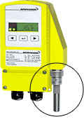 ExPro-B.. montiert als Raumsensor an ExBin-D Thermostat/Hygrostat