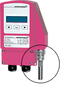 ExPro-C.. montiert als Raumsensor an RedCos-D Messumformer